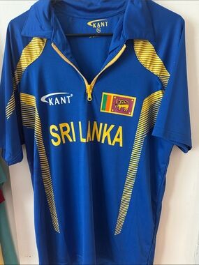 Sri Lanka Adult Blue & Yellow Cricket Jersey